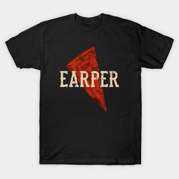 Earper Triangle (Ivory Text) - Wynonna Earp T-Shirt by Queerdelion